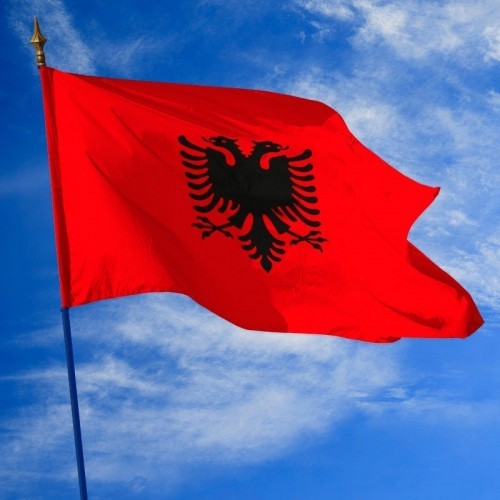 Drapeau de l'Albanie