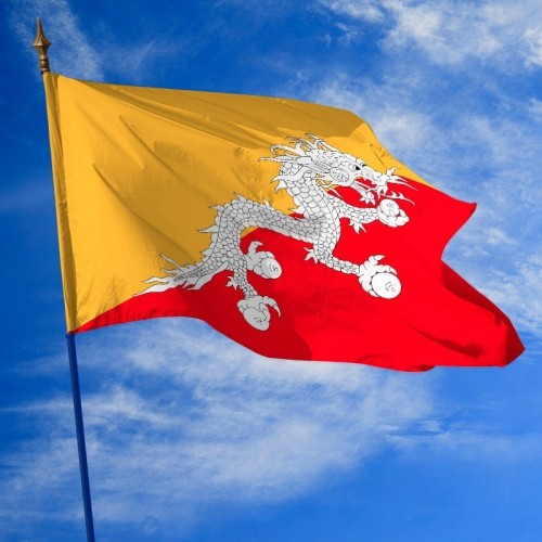 Drapeau du Bhoutan