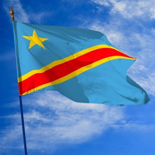 Drapeau de la République Démocratique du Congo