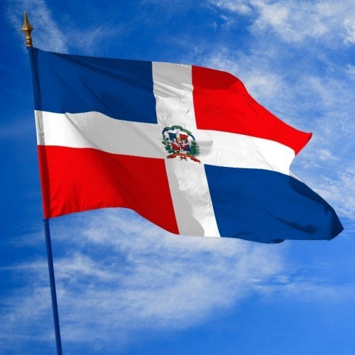 Drapeau de la République Dominicaine