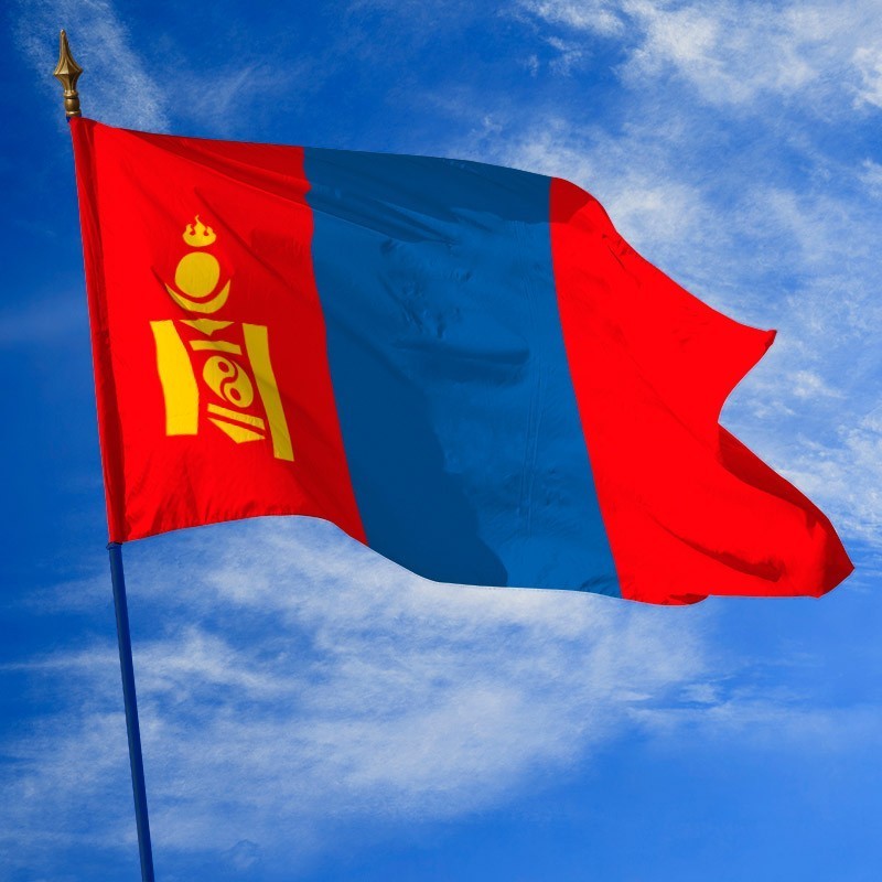 Drapeau de la Mongolie