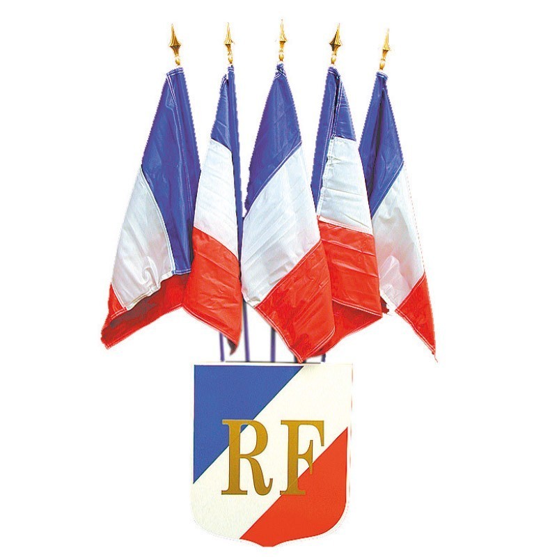 Offres de colisage drapeaux avec écusson porte-drapeaux