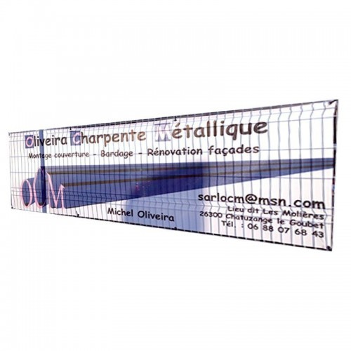 Banderole tissu Maillunic, 100 % polyester