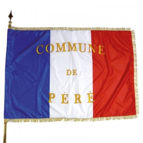 Drapeau imprimé de cérémonie