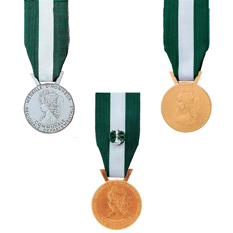 France Medaille Médaille d'honneur communale, régionale et